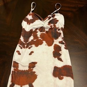 Dolls Kill Cow Print Dress
